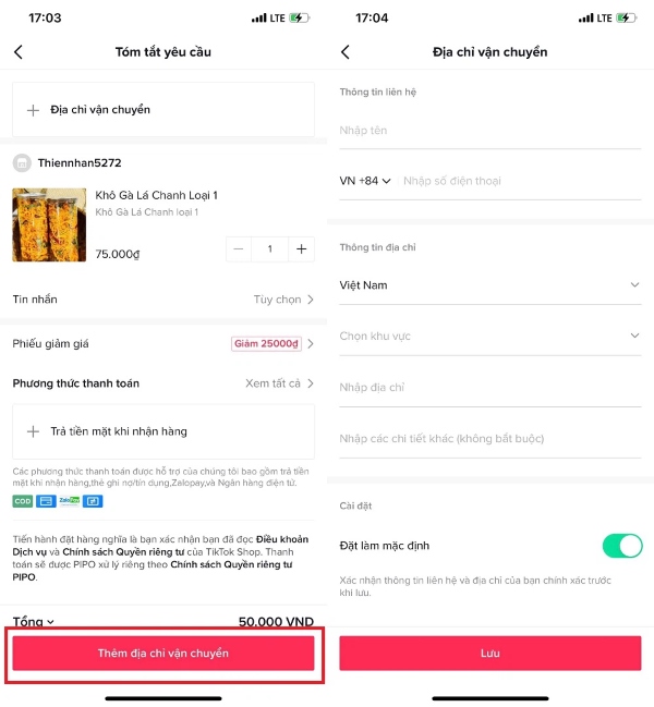 cách mua hàng trên tiktok shop