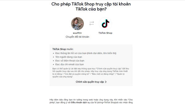 cách tạo tiktok shop
