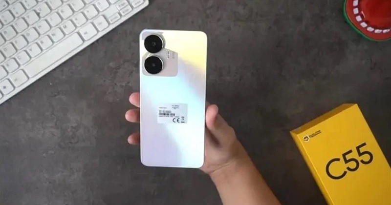 Video quảng cáo và hình ảnh thực tế của realme C55 bị lộ trước ngày ra mắt