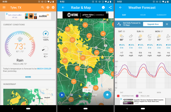 app dự báo thời tiết chính xác nhất