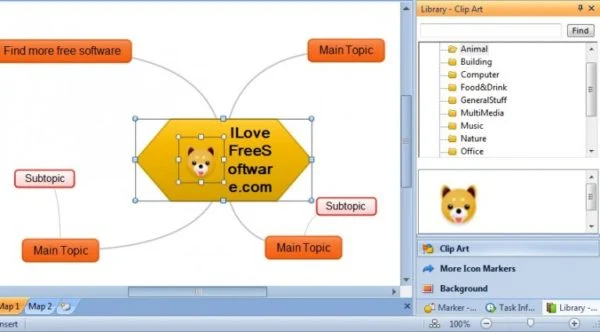 App vẽ sơ đồ tư duy trên máy tính