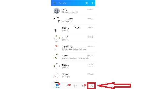 bật mini chat Zalo trên iPhone
