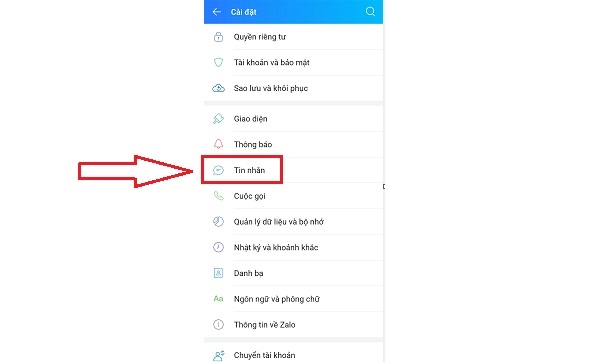 bật mini chat Zalo trên iPhone