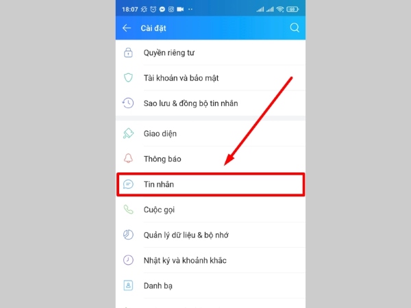 bật mini chat Zalo trên iPhone