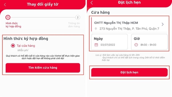 đăng ký SIM chính chủ Viettel