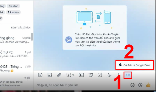 Vậy là bạn đã hoàn thành việc gửi file trên 1GB qua Zalo rồi.
