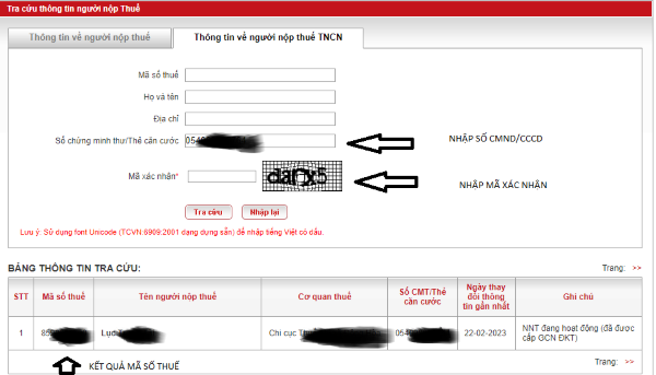 cách kiểm tra mã số thuế cá nhân