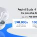 Xiaomi Redmi Buds 4 Lite chính thức mở bán tại Viettel Store: Giảm 200.000đ khi mua kèm điện thoại, máy tính bảng Xiaomi