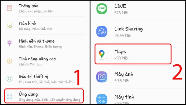 Google Maps không chỉ đường