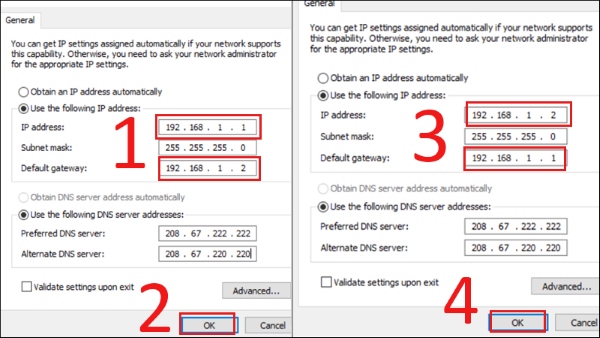 kết nối 2 máy tính