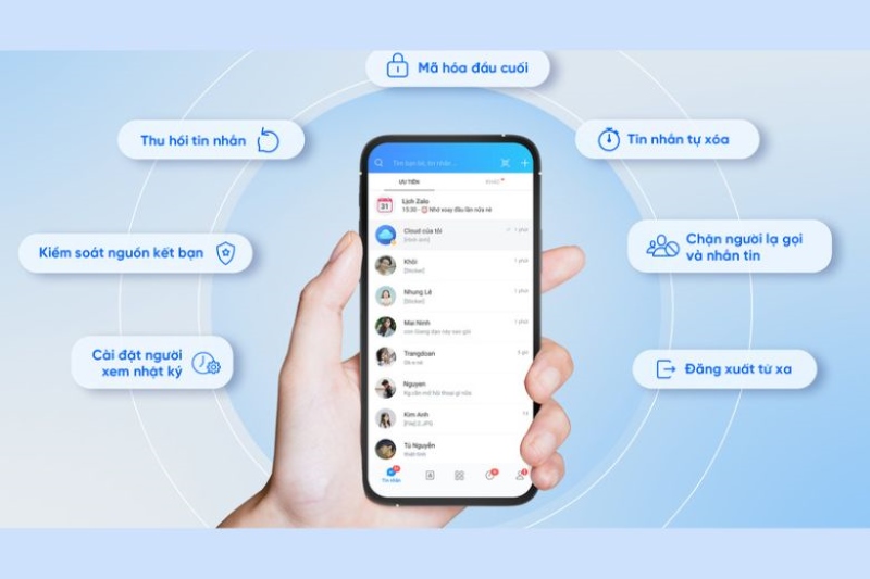 mã hóa đầu cuối Zalo là gì