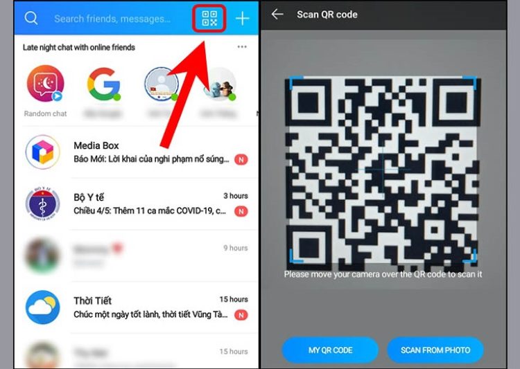 Chia sẻ cách quét mã QR trên Zalo máy tính, điện thoại