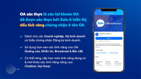 tài khoản Business Zalo là gì