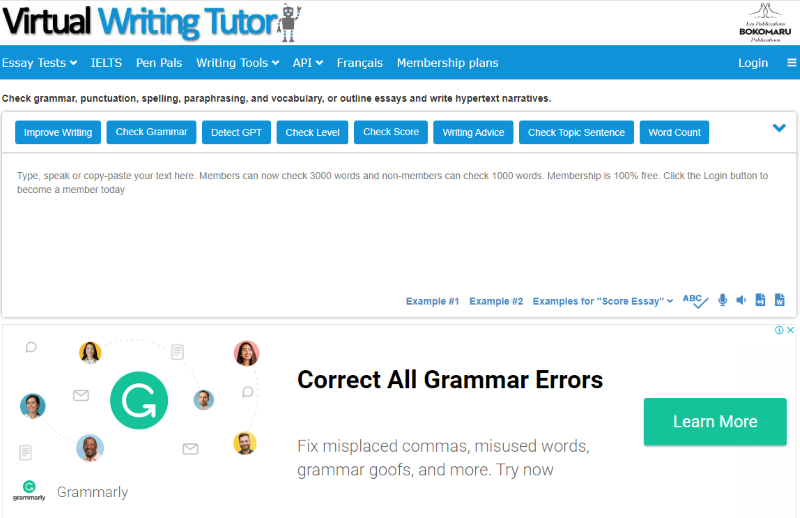 trang web kiểm tra ngữ pháp tiếng Anh
