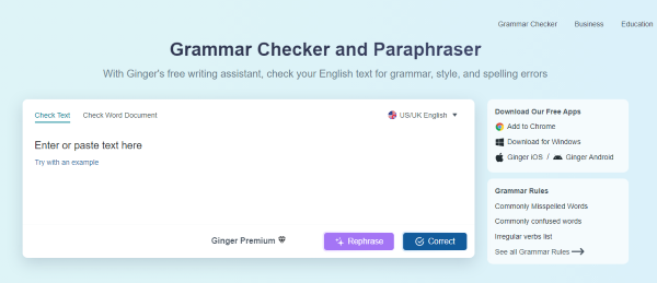 trang web kiểm tra ngữ pháp tiếng Anh
