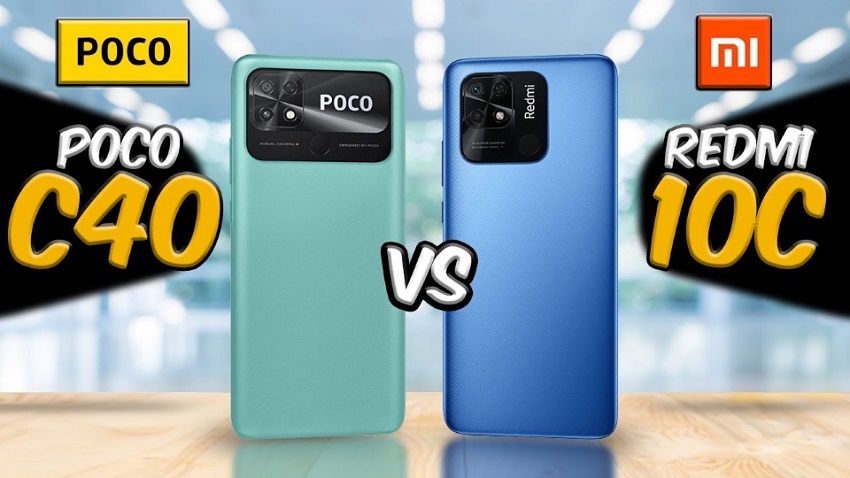 So sánh Xiaomi Redmi 10C 128GB và POCO C40