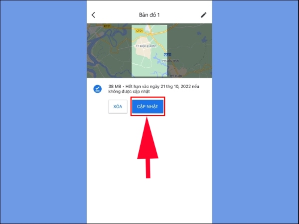 bản đồ ngoại tuyến cho iphone