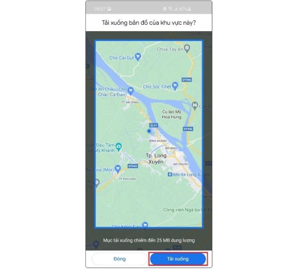 bản đồ ngoại tuyến cho iphone