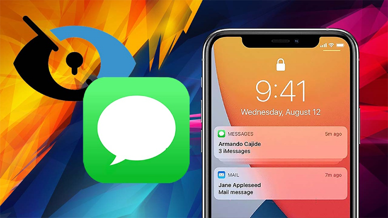 cách ẩn tin nhắn trên iphone