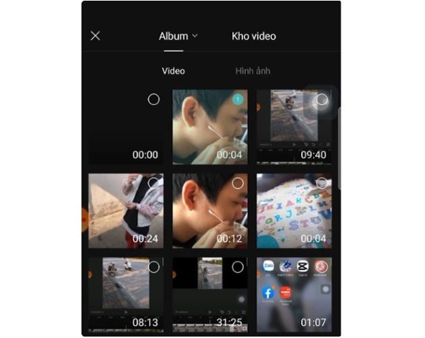 cách ghép 2 video thành 1 trên capcut