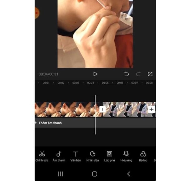 cách ghép 2 video thành 1 trên capcut