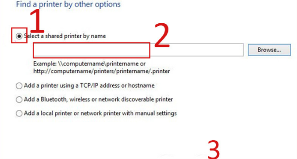cách kết nối 2 máy tính với 1 máy in