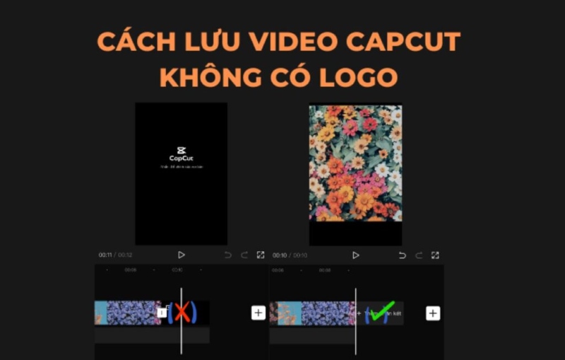 cách lưu video capcut không có logo