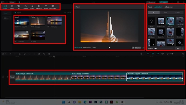 cách lưu video trên capcut