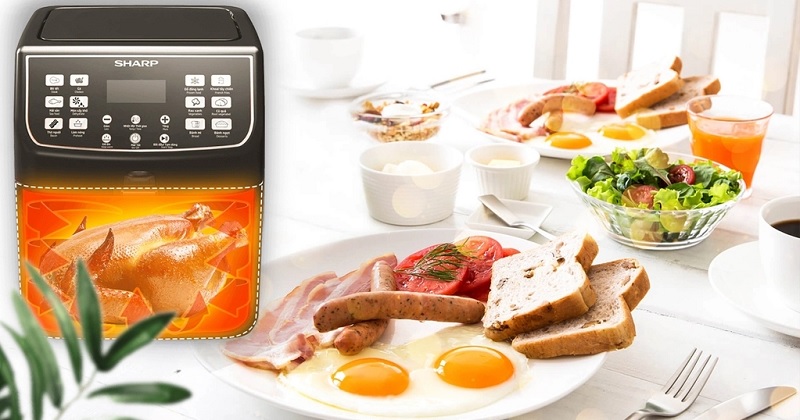 Cách sử dụng nồi chiên không dầu Sharp vô cùng đơn giản