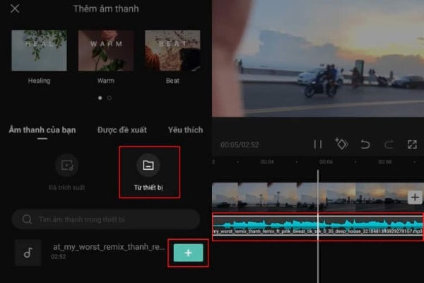 chuyển nhạc youtube sang capcut mp3