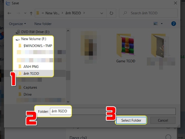 Chọn đường dẫn lưu file mới cho Zalo PC