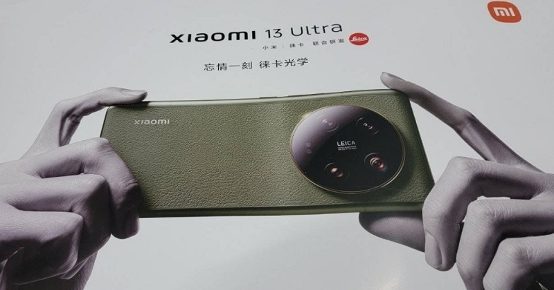 Lộ thiết kế Xiaomi 13 Ultra: Camera hình tròn siêu to, mặt lưng da cao cấp