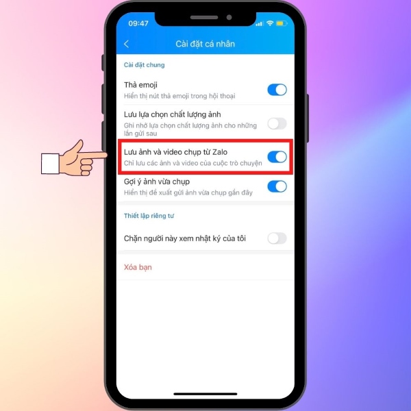 zalo tự tải file về điện thoại