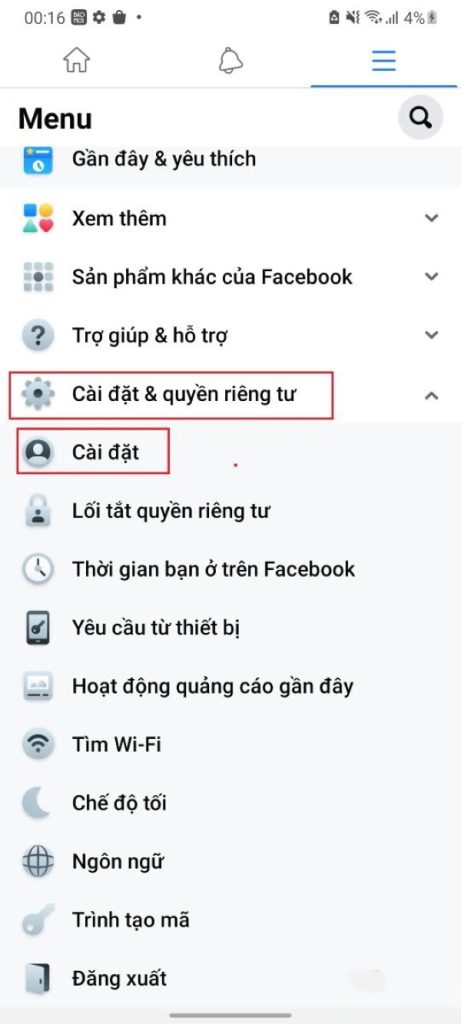 đổi tên Facebook
