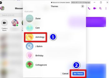 Cách thay đổi hình nền Messenger trên iPhone, Android, máy tính đơn giản