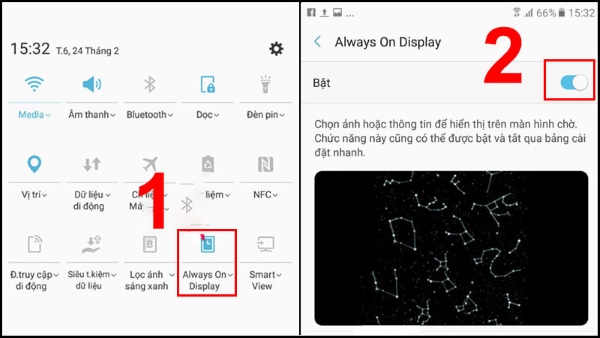 always on display samsung
