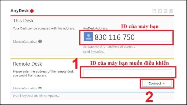 Cách dùng ứng dụng AnyDesk trên máy tính