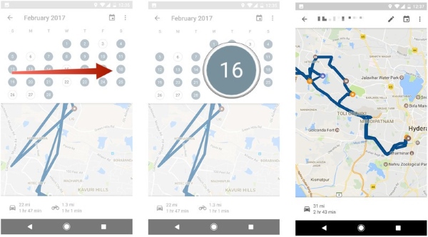 Cách xem lịch sử hoạt động trên Google Maps