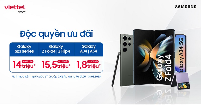 Độc quyền ưu đãi: Sắm Samsung Galaxy – Ưu đãi đến 15,5 triệu khi mua kèm gói cước
