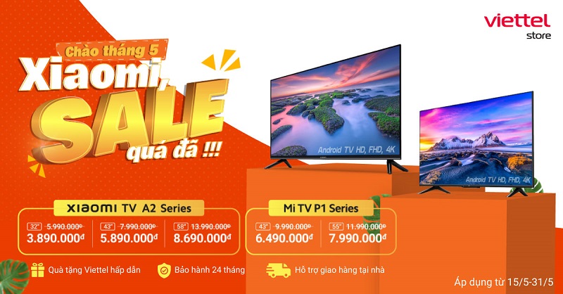 Chào tháng 5, Xiaomi sale quá đã