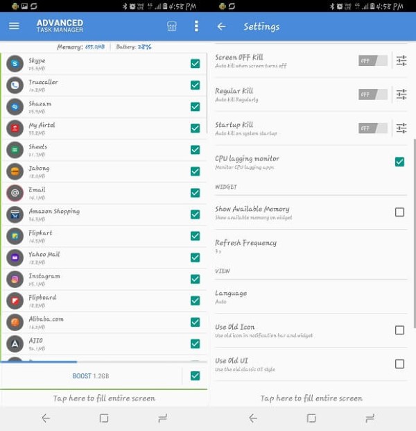Cách tắt ứng dụng chạy ngầm trên Samsung