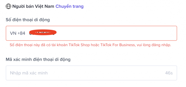 Cách đăng nhập Tiktok Shop