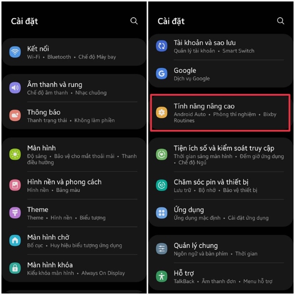 Cách mở 2 ứng dụng trên samsung