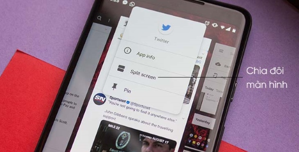 Cách mở 2 ứng dụng trên samsung