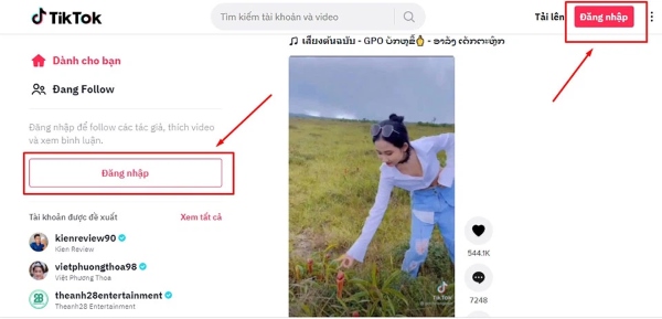 Cách nhập mã mời tiktok