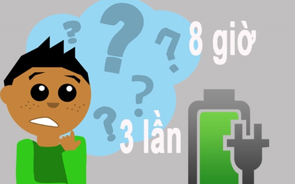 Có cần sạc 3 lần 8 tiếng lần đầu khi mua điện thoại không?