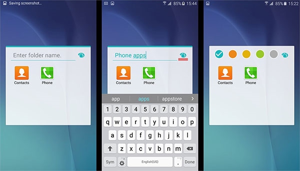 Sắp xếp ứng dụng trên Samsung đẹp