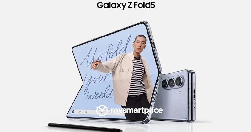 Rò rỉ ảnh báo chí mới của Galaxy Z Fold5 hé lộ nhiều chi tiết thú vị