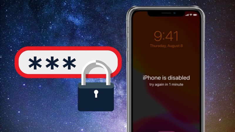 cách mở khóa iphone bị vô hiệu hóa