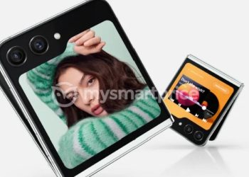 Lộ diện hình ảnh chính thức của Galaxy Z Flip5 với màn hình phụ khá lớn và camera kép